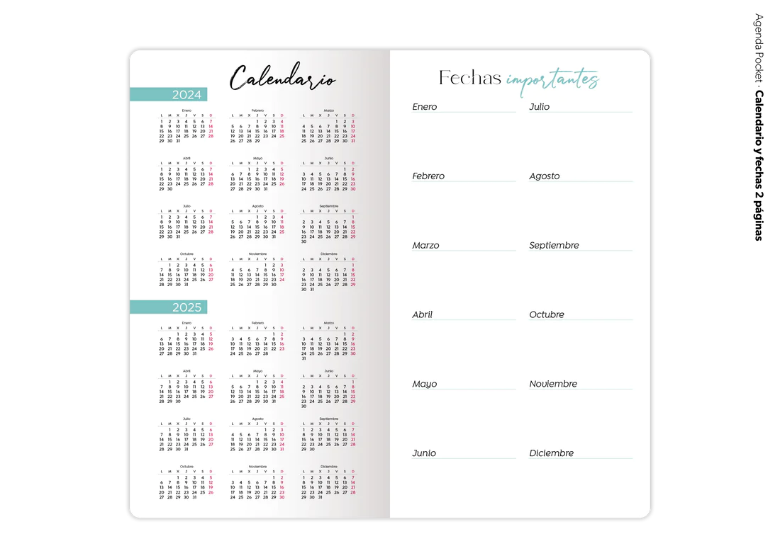 AGENDA 2024: DE BOLSILLO (PARA EL Y PARA ELLA)