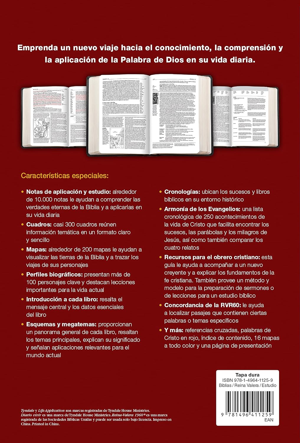 RVR60: DIARIO VIVIR (BIBLIA DE ESTUDIO)