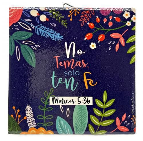 PLACA DE CERÁMICA: NO TEMAS