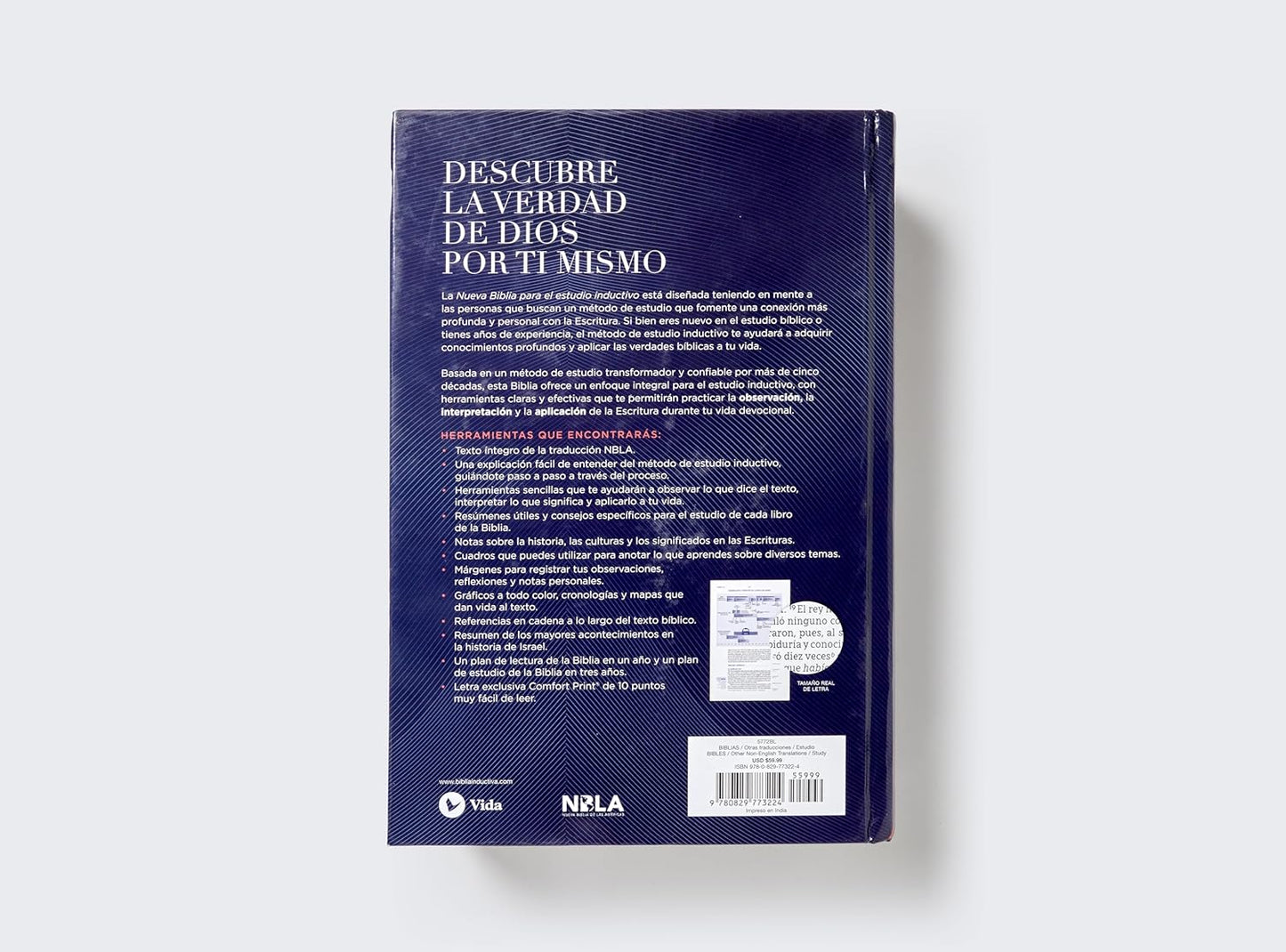 NBLA: NUEVA BIBLIA PARA EL ESTUDIO INDUCTIVO