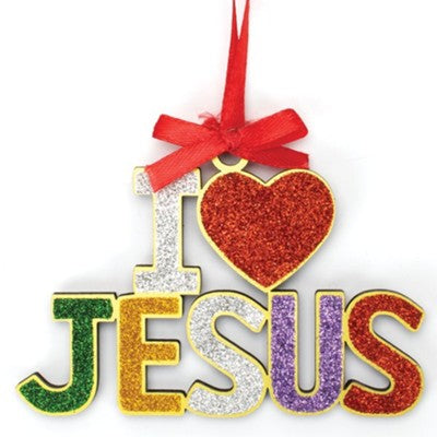 ORNAMENTO: I LOVE YOU JESUS
