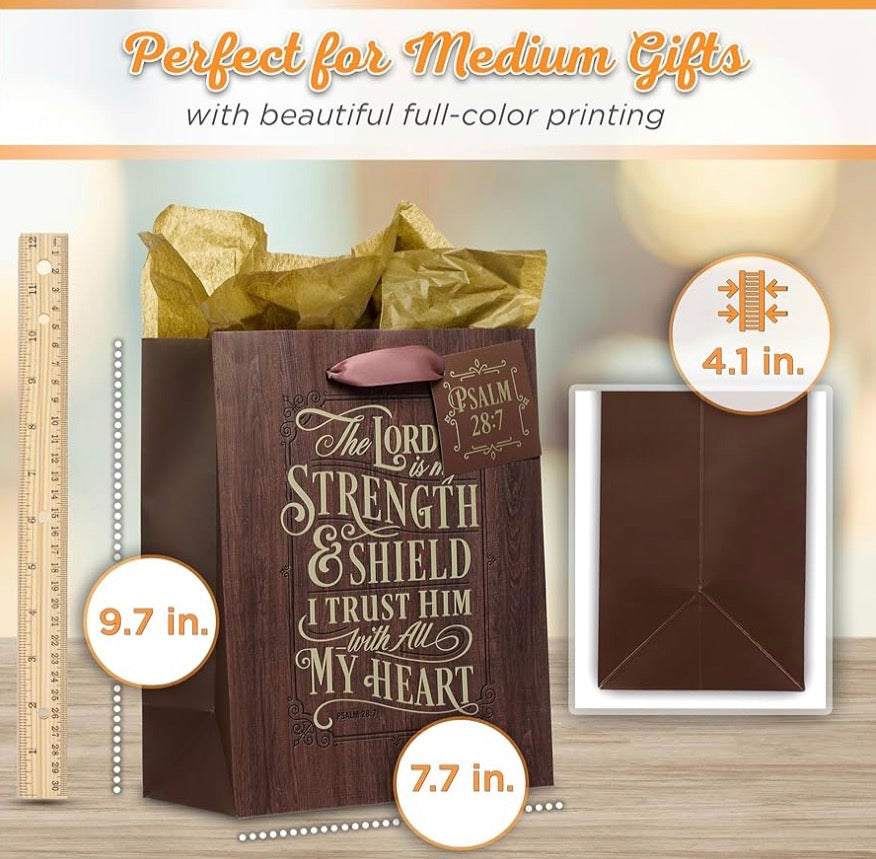 BOLSA DE REGALO: THE LORD IS MY STRENGTH
