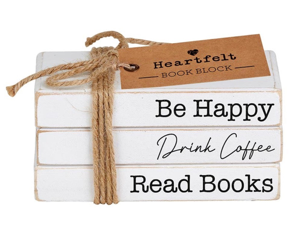 LIBRO DECORATIVO: BE HAPPY