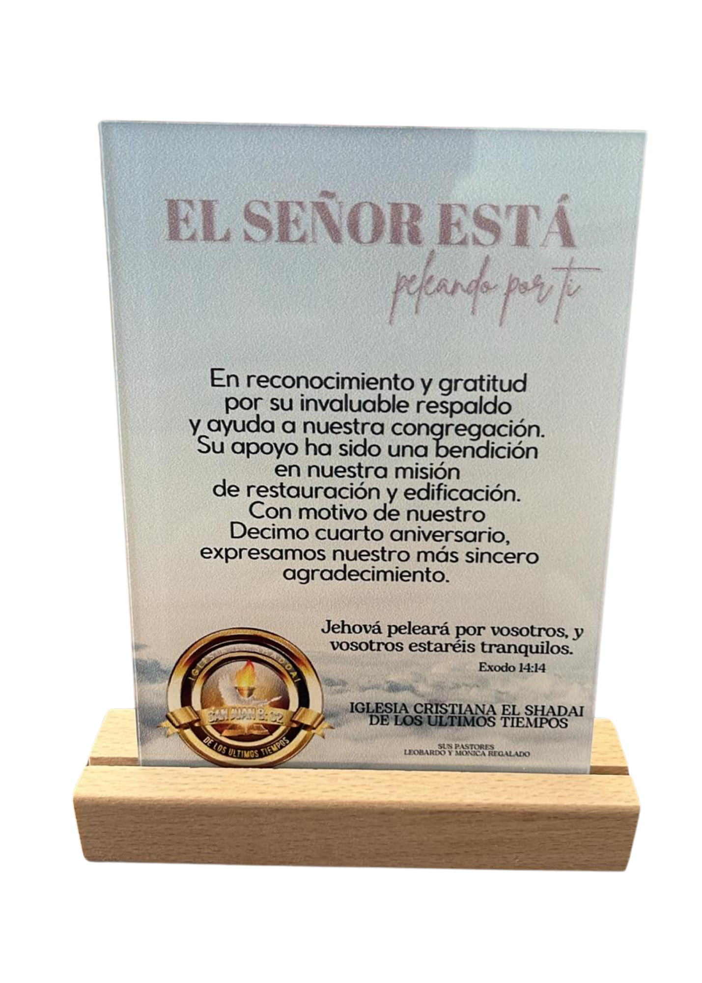 PLACA DE ACRÍLICO