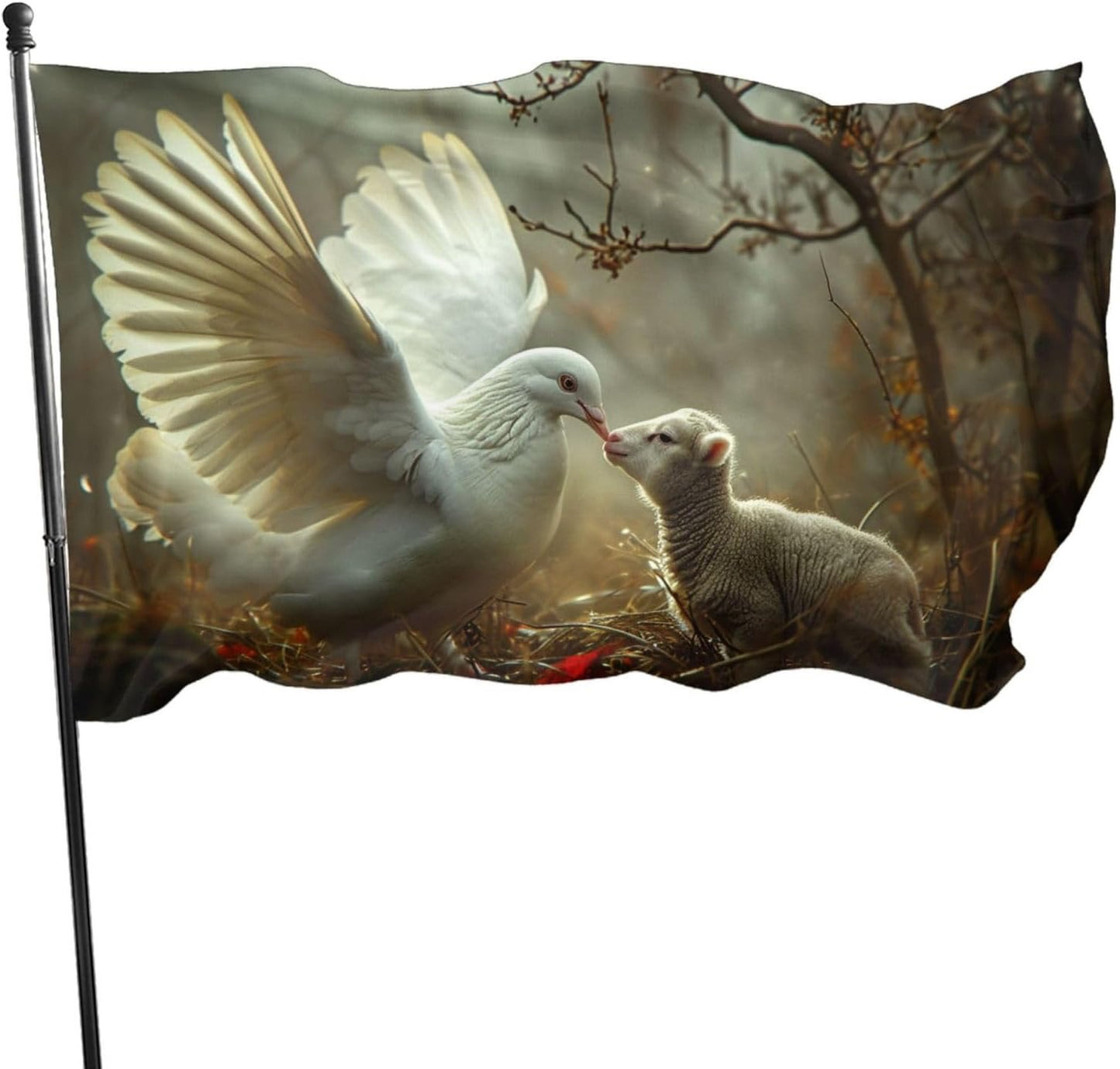 BANDERA: PALOMA Y CORDERO