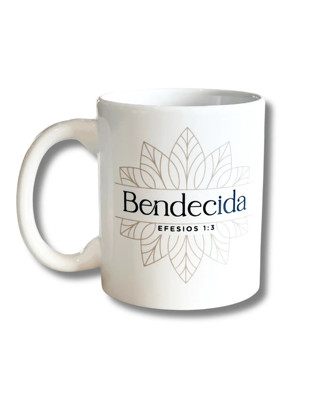 TAZA MINIMALISTA: BENDECIDA