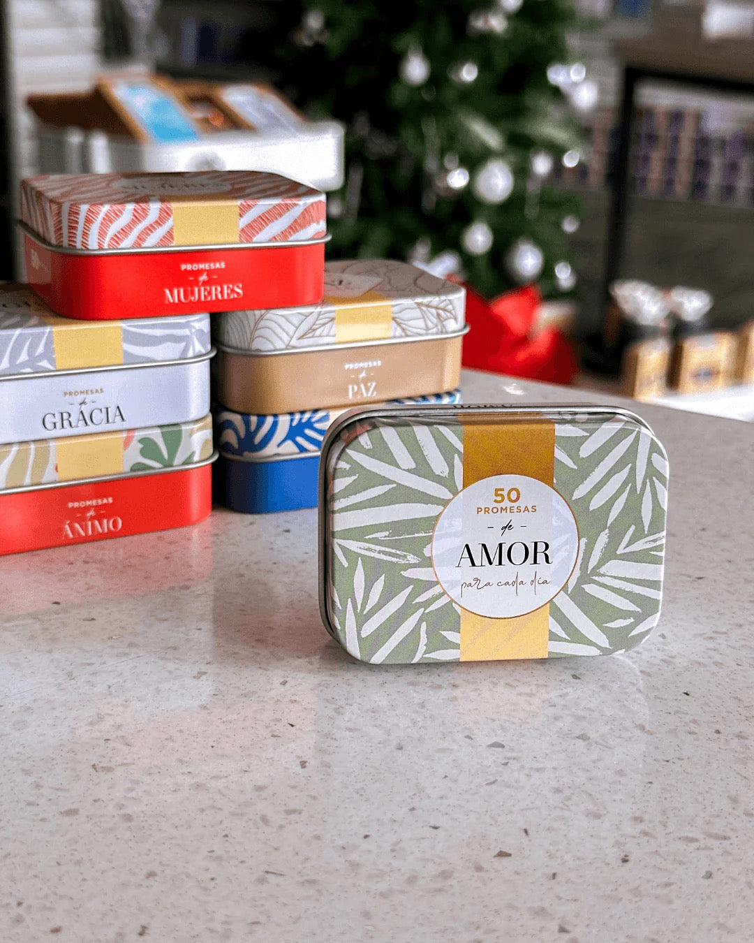 50 PROMESAS DE AMOR: CAJA METÁLICA