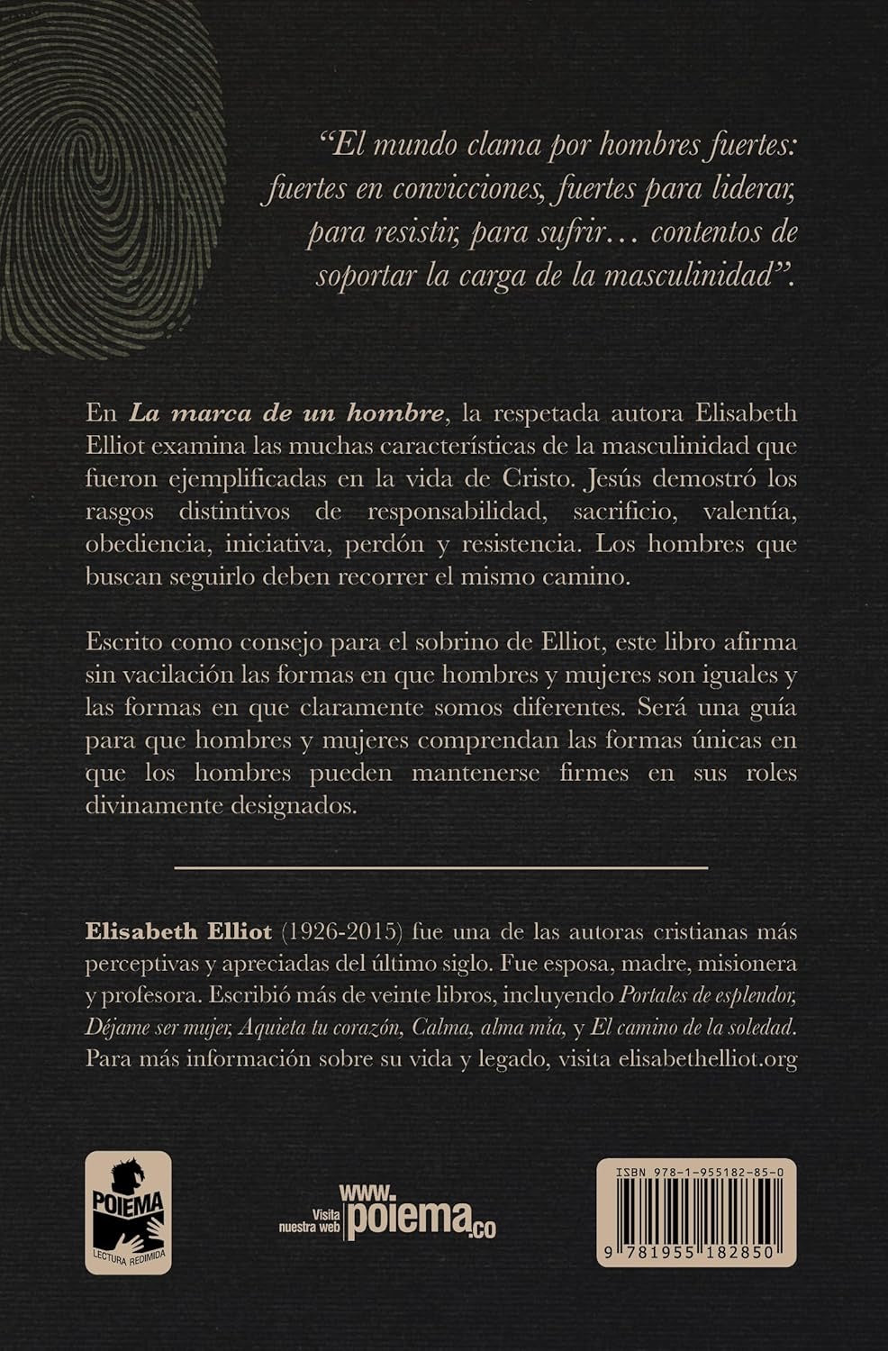 LA MARCA DE UN HOMBRE