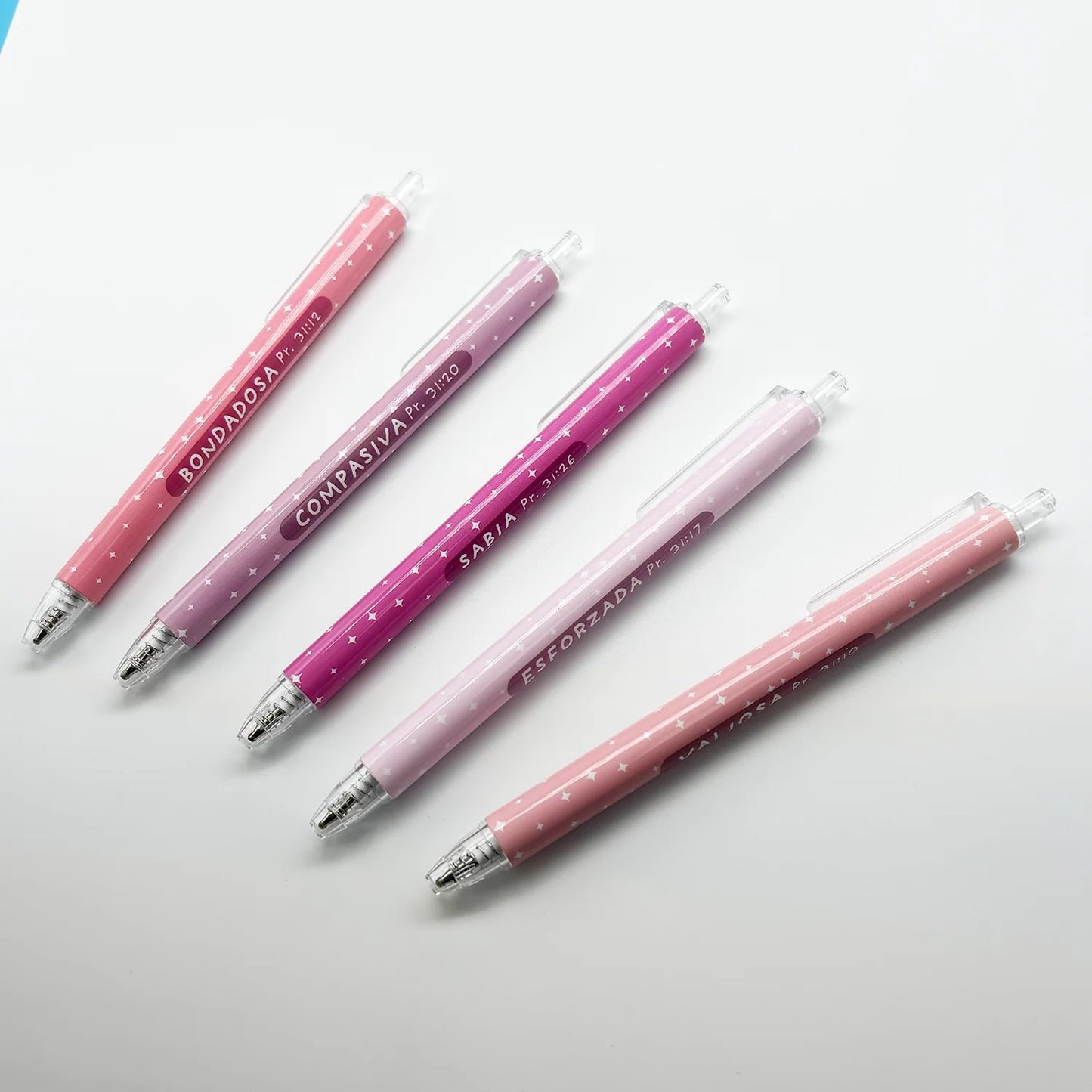 SET DE BOLÍGRAFOS: PARA LA MUJER VIRTUOSA