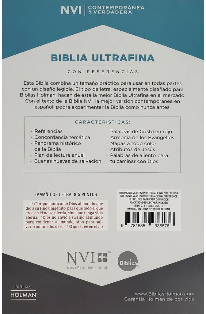 RVR60: SANTA BIBLIA ULTRA FINA