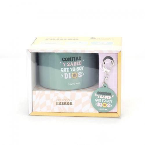 TAZA COLECCIÓN PRIMOR: CONFIAD Y SABED