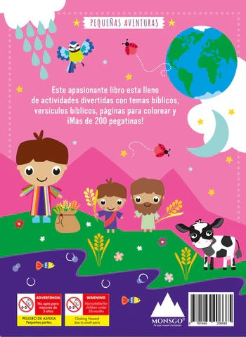 PEQUEÑAS AVENTURAS: BIBLIA LIBRO DE ACTIVIDADES PARA NIÑOS