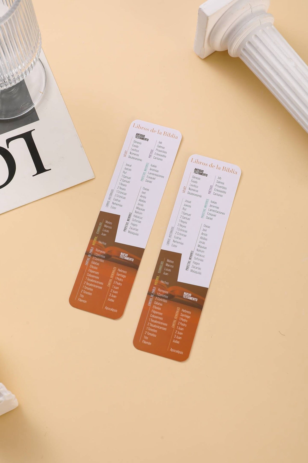 MARCADOR DE PÁGINAS: LOS LIBROS DE LA BIBLA