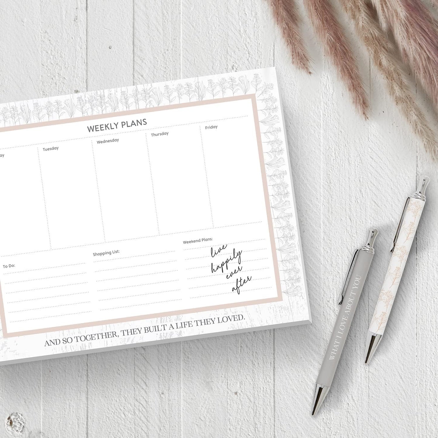 JUEGO DE BOLÍGRAFOS: WHAT I LOVE ABOUT YOU