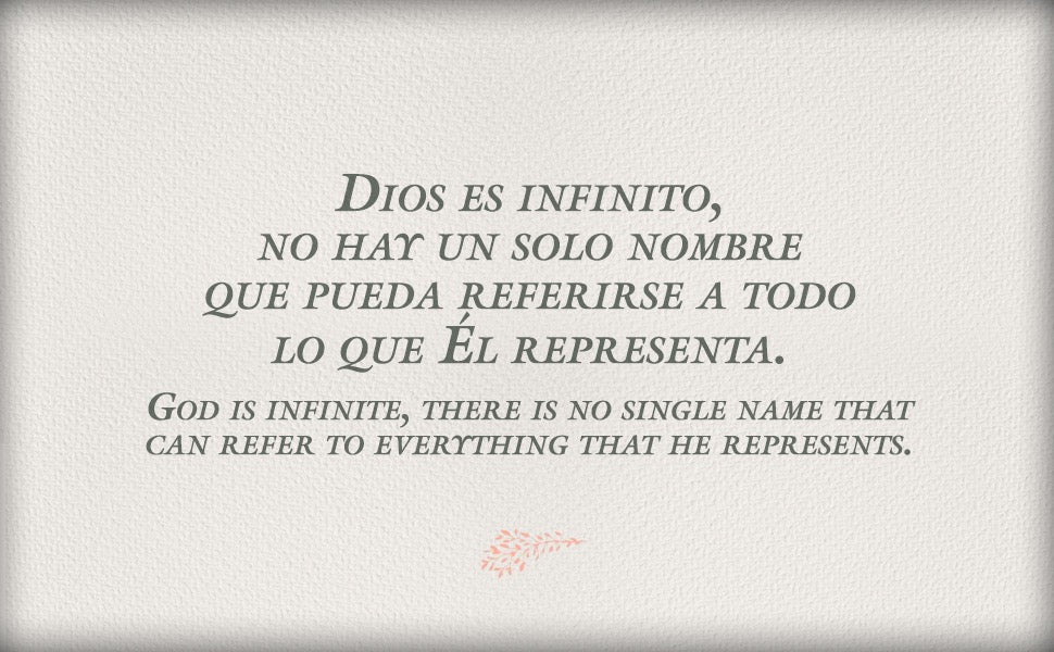 POR AMOR A SU NOMBRE