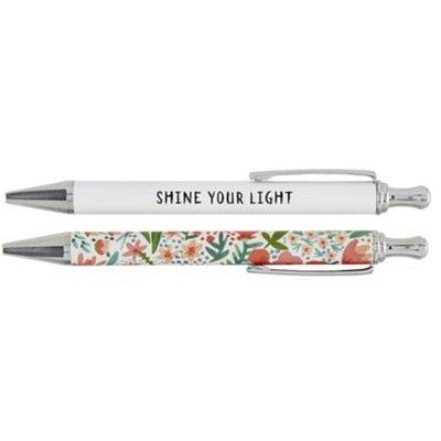 JUEGO DE BOLÍGRAFO: SHINE YOUR LIGHT