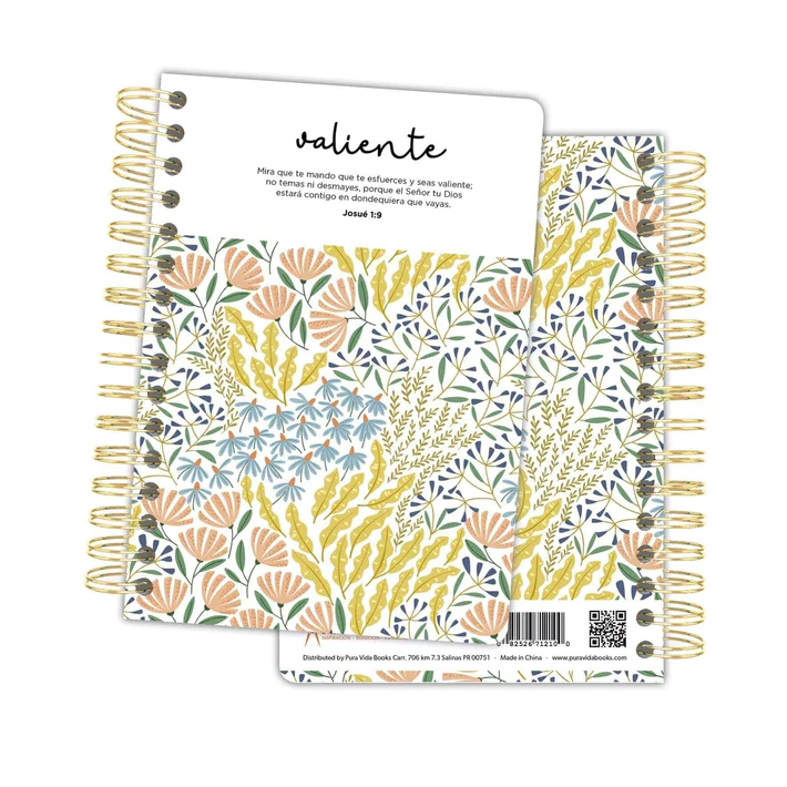 LIBRETA: COLECCIÓN LINEAS Y FLORES