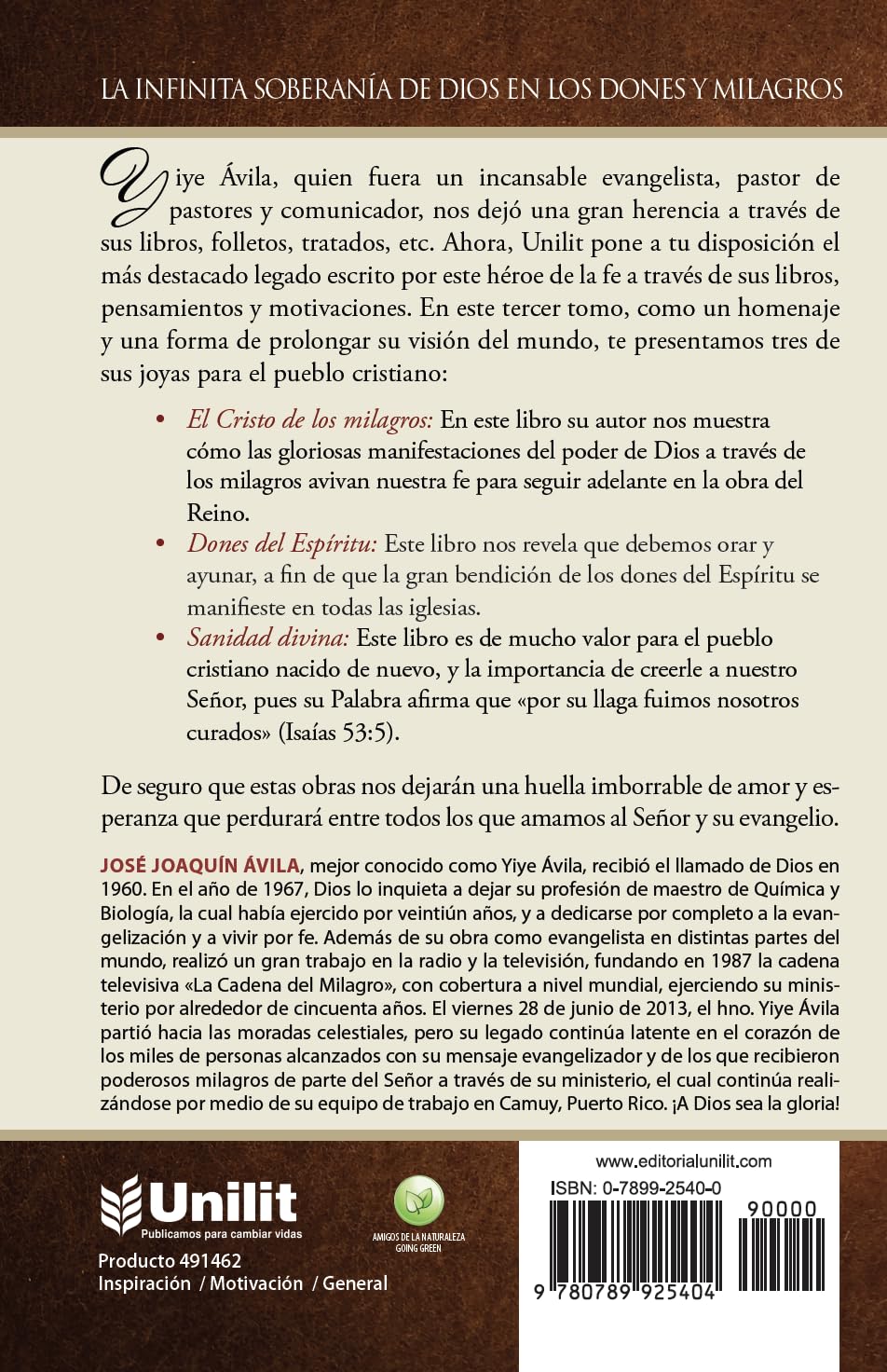 UN GRAN LEGADO PARA ESTE TIEMPO: TOMO 3