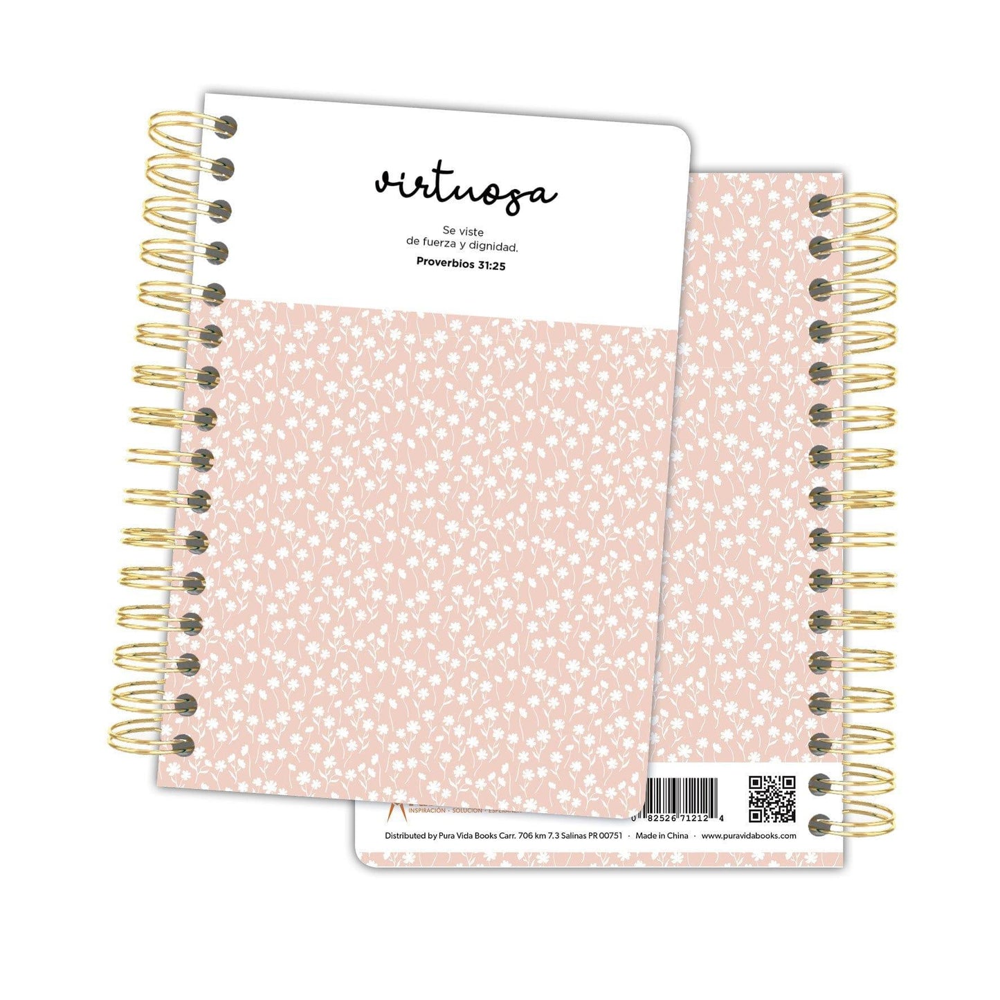 LIBRETA: COLECCIÓN LINEAS Y FLORES