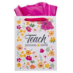 BOLSA DE REGALO: TEACH ENCOURAGE INSPIRE