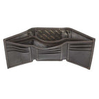 WALLET: THREE CROSSES ESPRESSO BROWN
