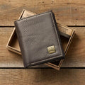WALLET: THREE CROSSES ESPRESSO BROWN