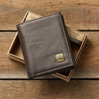 WALLET: THREE CROSSES ESPRESSO BROWN