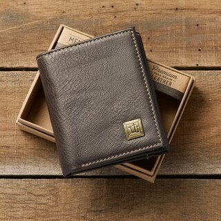 WALLET: THREE CROSSES ESPRESSO BROWN