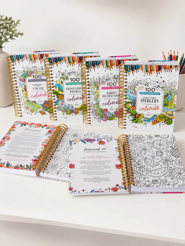 COLECCION: 100 DEVOCIONALES PARA COLOREAR