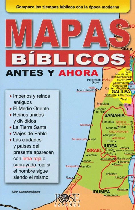 FOLLETO: MAPAS BÍBLICOS ANTES Y AHORA