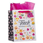 BOLSA DE REGALO: TEACH ENCOURAGE INSPIRE