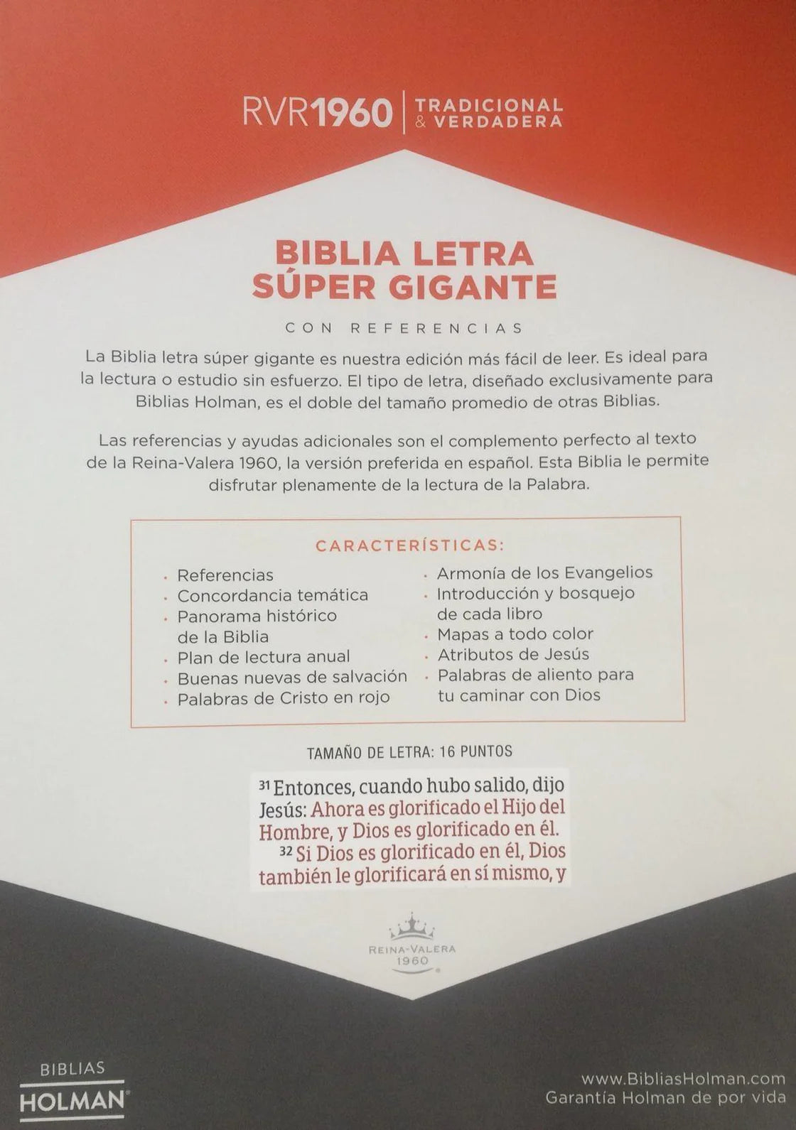 RVR60: SANTA BIBLIA (LETRA GIGANTE)