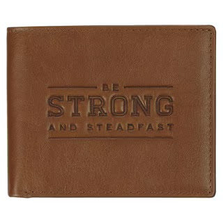 BILLETERA: "BE STRONG AND STEADFAST"