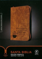 NTV: SANTA BIBLIA (COMPACTA, SIMIL PIEL, CAFE LATTE)