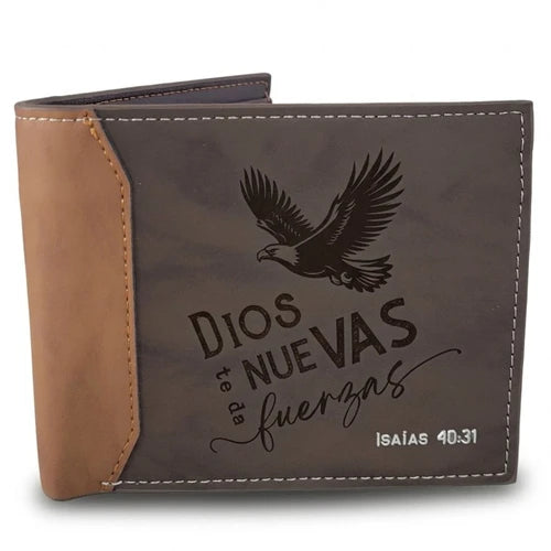 SET DE BILLETERA Y BOLÍGRAFO: JOSUÉ 1:9