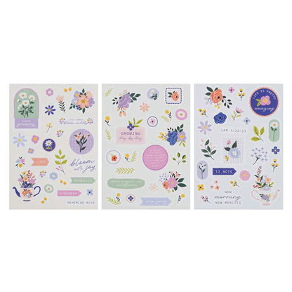“STICKERS” PARA JOURNALING: FLORECE
