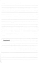 SERMON NOTES