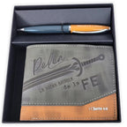SET DE BILLETERA Y BOLÍGRAFO: JOSUÉ 1:9
