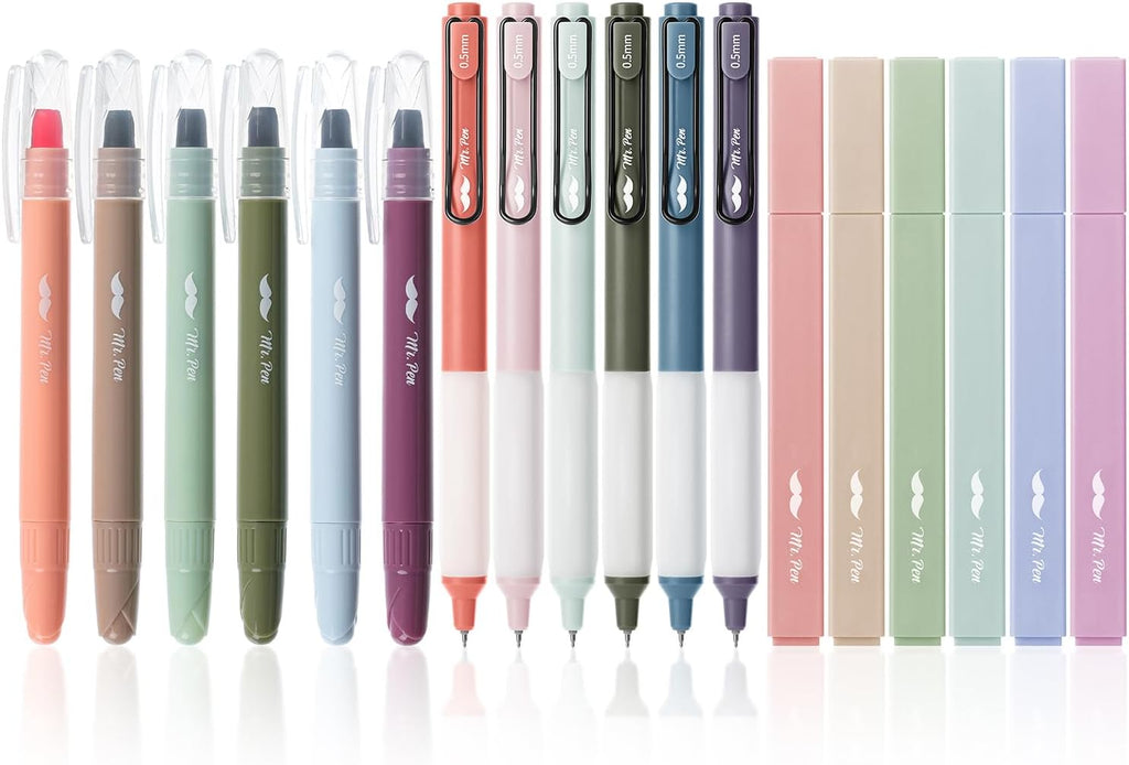 MR. PEN: SET DE 18 PIEZAS DE BOLIGRAFOS Y MARCADORES EN GEL