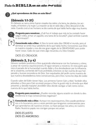 LA BIBLIA EN UN AÑO PARA NIÑOS