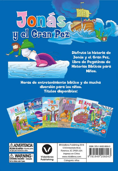 LIBRO DE PEGATINAS: JONÁS Y EL GRAN PEZ