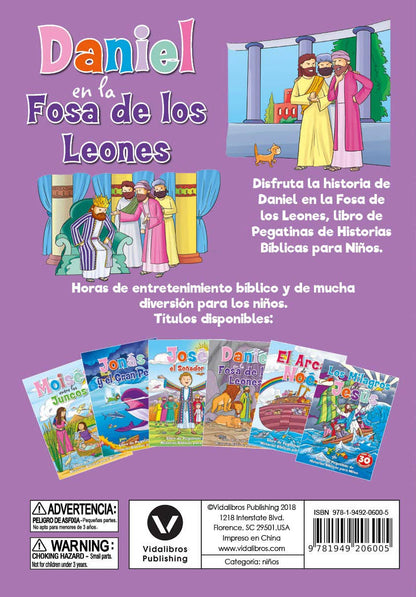 LIBRO DE PEGATINAS: DANIEL EN LA FOSA DE LOS LEONES