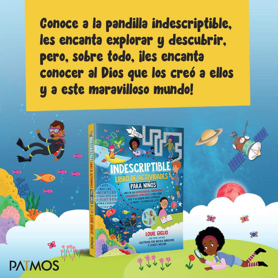 INDESCRIPTIBLE: LIBRO DE ACTIVIDADES PARA NIÑOS