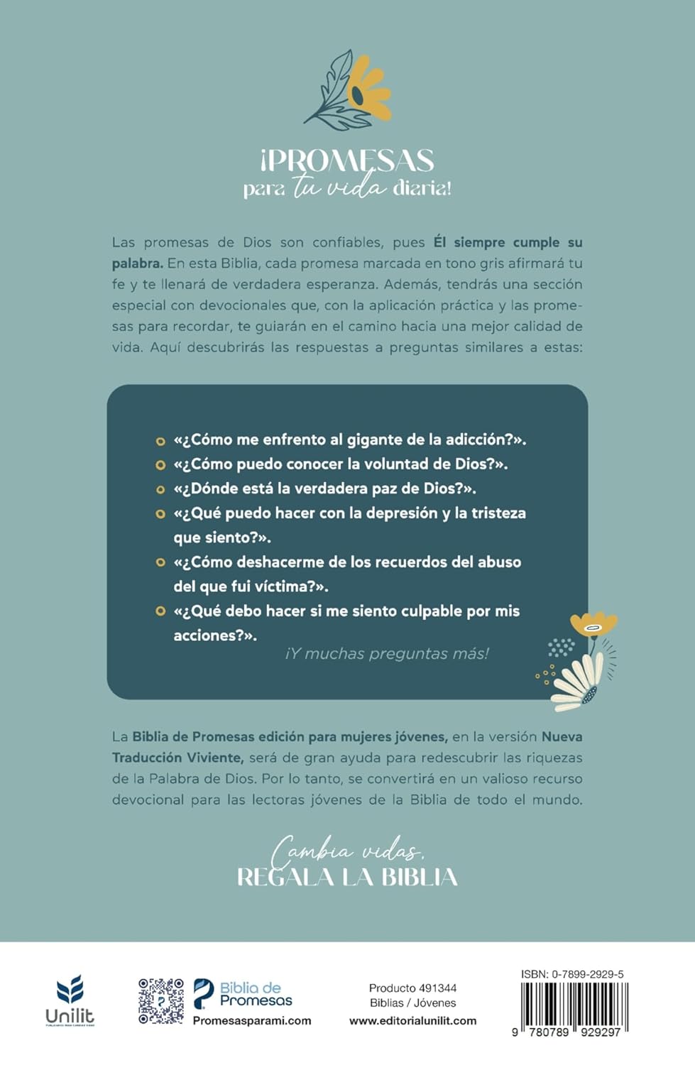 NTV: BIBLIA PROMESAS PARA JOVENES
