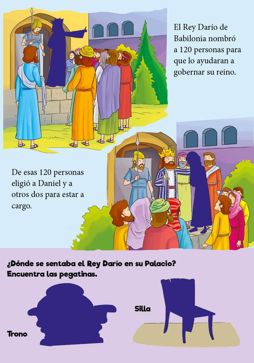 LIBRO DE PEGATINAS: DANIEL EN LA FOSA DE LOS LEONES