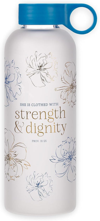 BOTELLA DE CRISTAL: STRENGH & DIGNITY