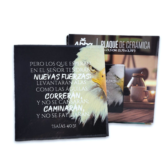 PLACA DE CERÁMICA: LOS QUE ESPERAN EN JEHOVÁ
