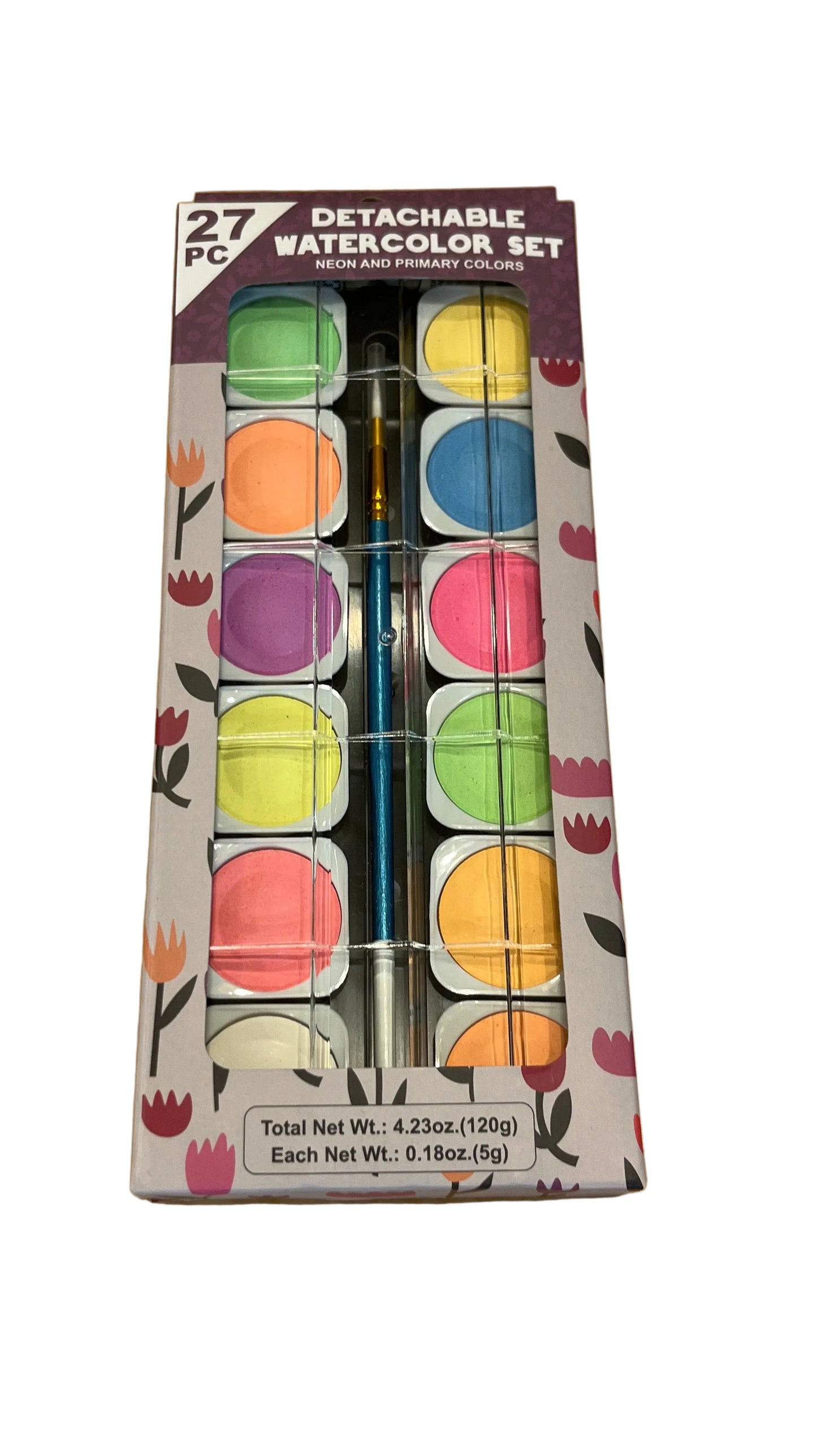 ACUARELA: COLORES NEÓN Y PRIMARIOS