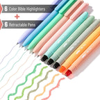 MR. PEN SET DE RESALTADORES Y BOLÍGRAFO