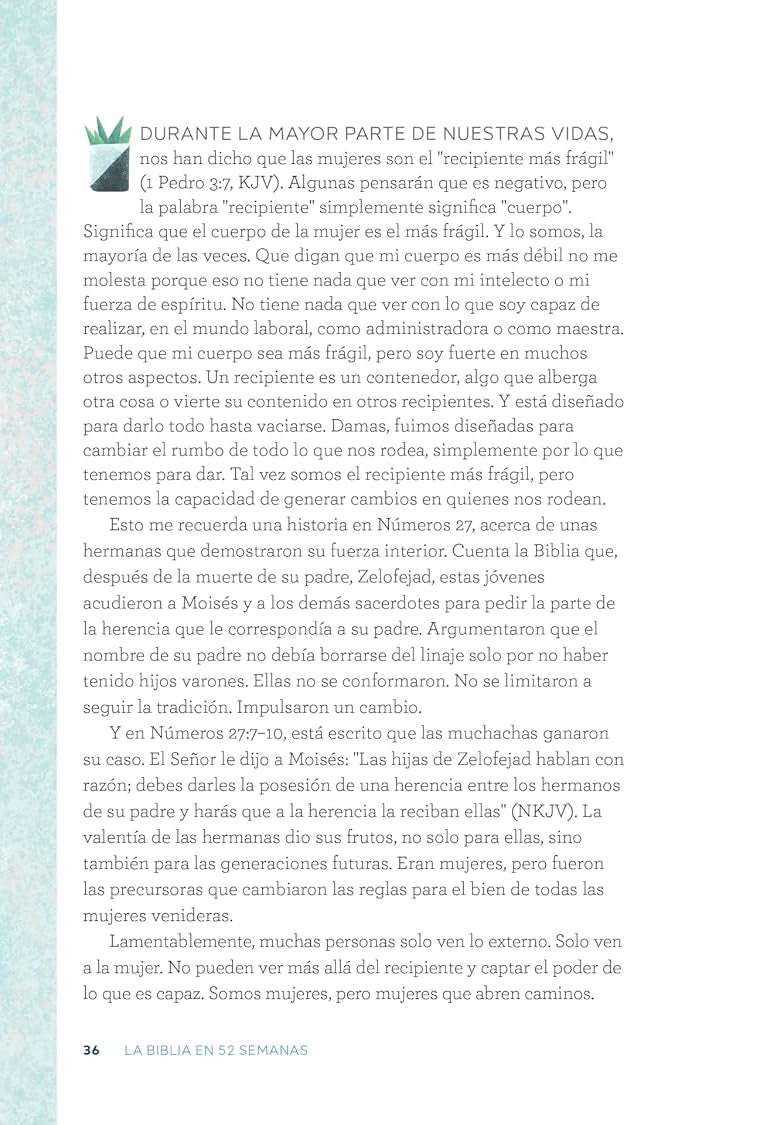 LA BIBLIA EN 52 SEMANAS